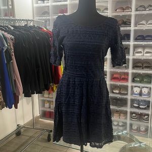 Navy Blue Stretchy Dress